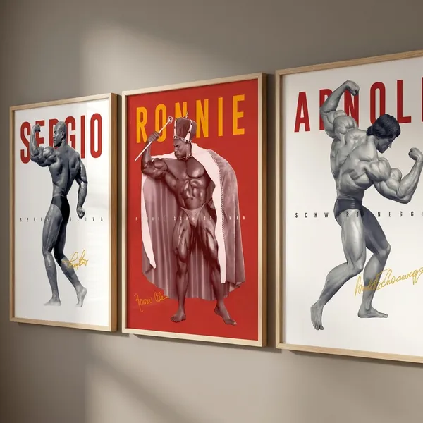 Multicolor_Acrylic_Golden_Era_Bodybuilding_Split_Gym_Poster_For_Home_Decor