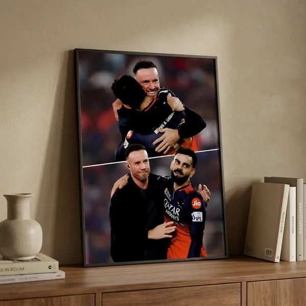 Multicolor_Acrylic_Virat_And_Ab_De_Villiers_Virat_And_Poster_For_Home_Decor