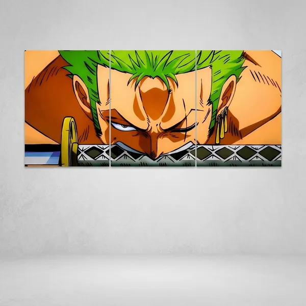 Multicolor_Acrylic_Zoro_Three_Sword_Style_Split_Poster_For_Home_Decor