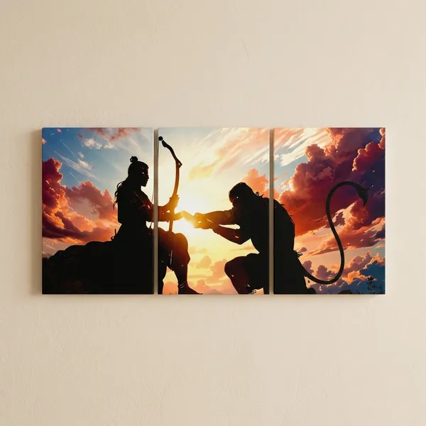 Multicolor_Acrylic_Ram_Ji_And_Hanuman_Ji_Split_Poster_For_Home_Decor