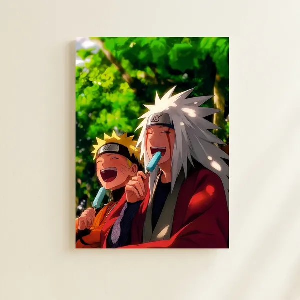 Multicolor_Acrylic_Naruto_Jiraiya_And_Popsicle_Naruto_Poster_For_Home_Decor