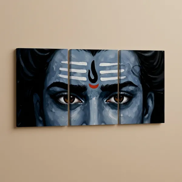 Multicolor_Acrylic_Shiv_Ji_Eyes_Split_Poster_For_Home_Decor