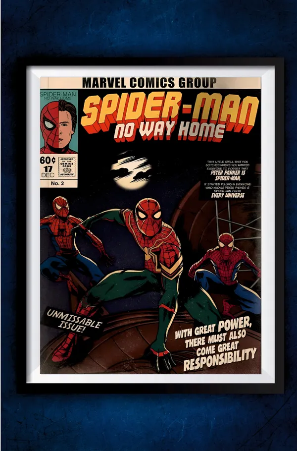 Multicolor_Acrylic_Spiderman_No_Way_Home_Marvel_Poster_For_Home_Decor