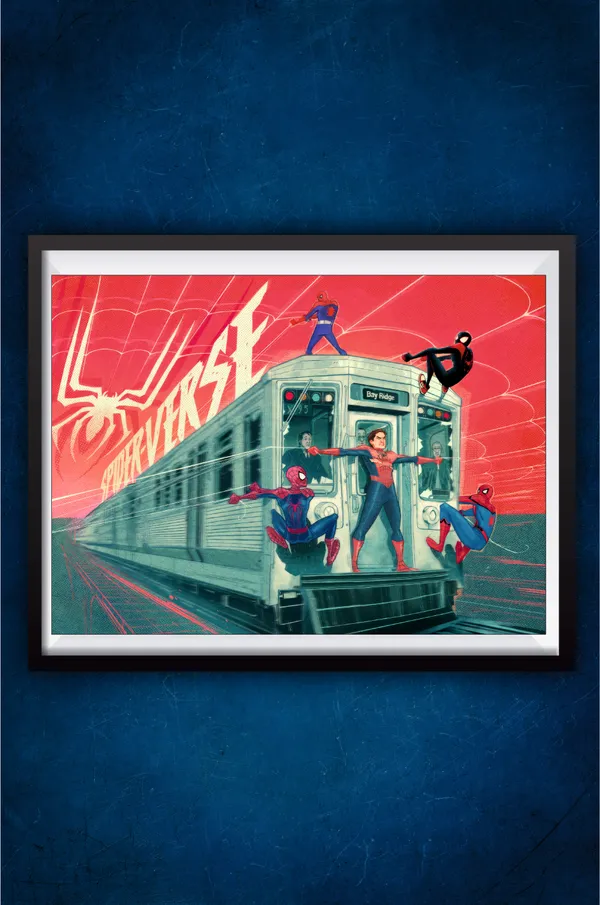 Multicolor_Acrylic_Spiderman_Verse_Marvel_Poster_For_Home_Decor
