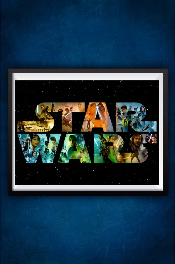 Multicolor_Acrylic_Star_War_Logo_Star_Wars_Poster_For_Home_Decor