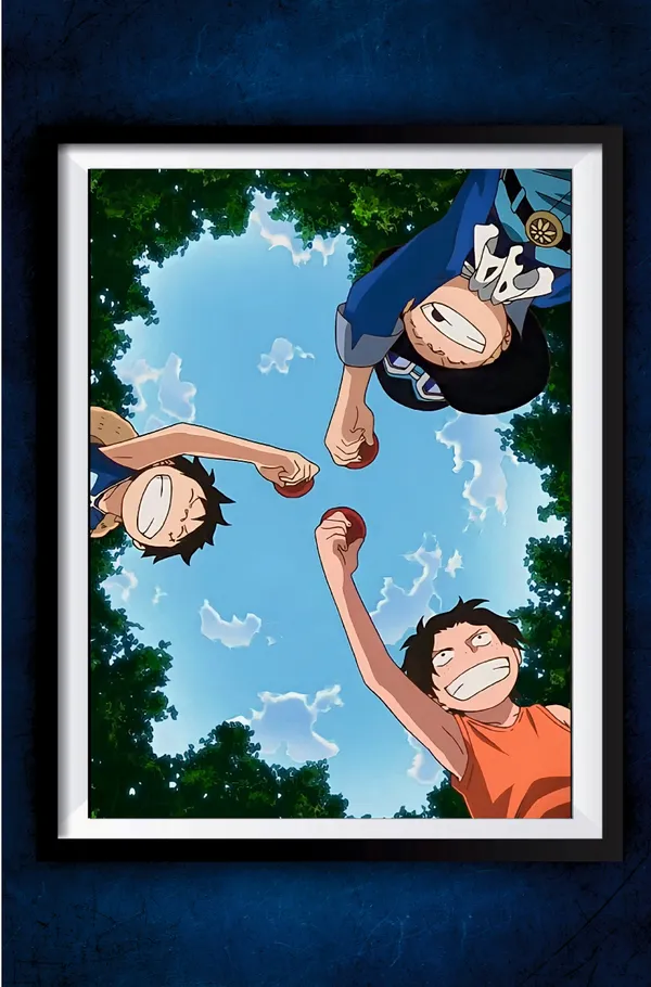 Multicolor_Acrylic_Three_Brothers_One_Piece_One_Piece_Poster_For_Home_Decor