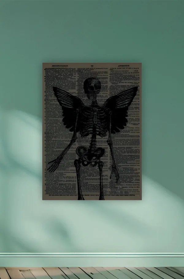 Multicolor_Acrylic_Skelton_Got_Wings_Aesthetic_Book_Poster_For_Home_Decor