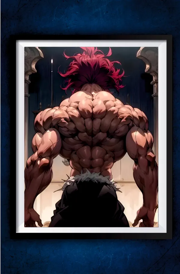 Multicolor_Acrylic_Yujiro_Hanma_Demon_Back_Poster_For_Home_Decor