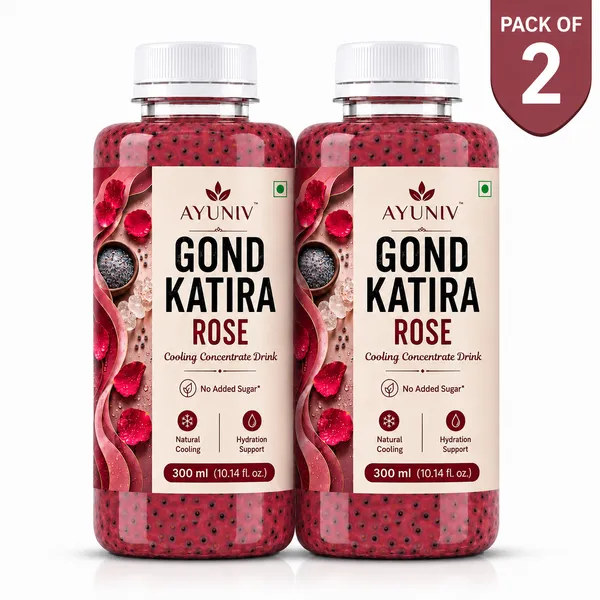 AYUNIV_Gond_Katira_Rose_Cooling_Concentrate_Drink_|_Traditional_Gond_Katira_with_Premium_Rose_Flavour_|_Ready-to-Drink_Concentrate_|_Hydration_Support_|_No_Added_Sugar_|_Refreshing_Wellness_Beverage