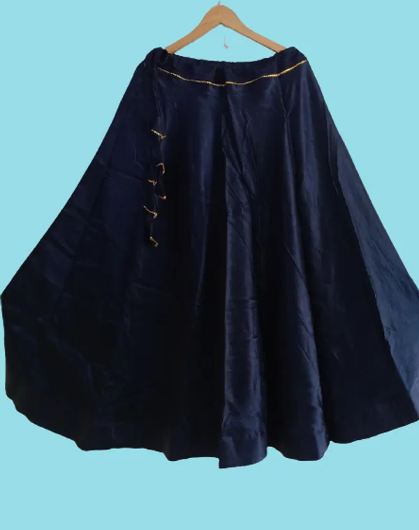 Navy_Blue_Cotton_Premium_Skirt_For_Women