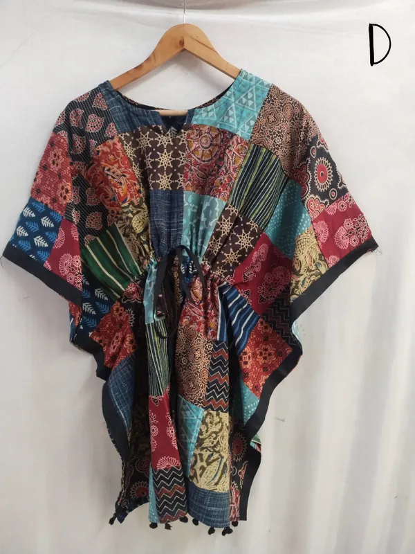 Multicolour_Cotton_Premium_Kaftan_For_Women