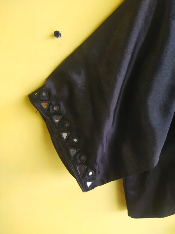 Black_Mashroo_silk_Premium_Blouse_For_Women