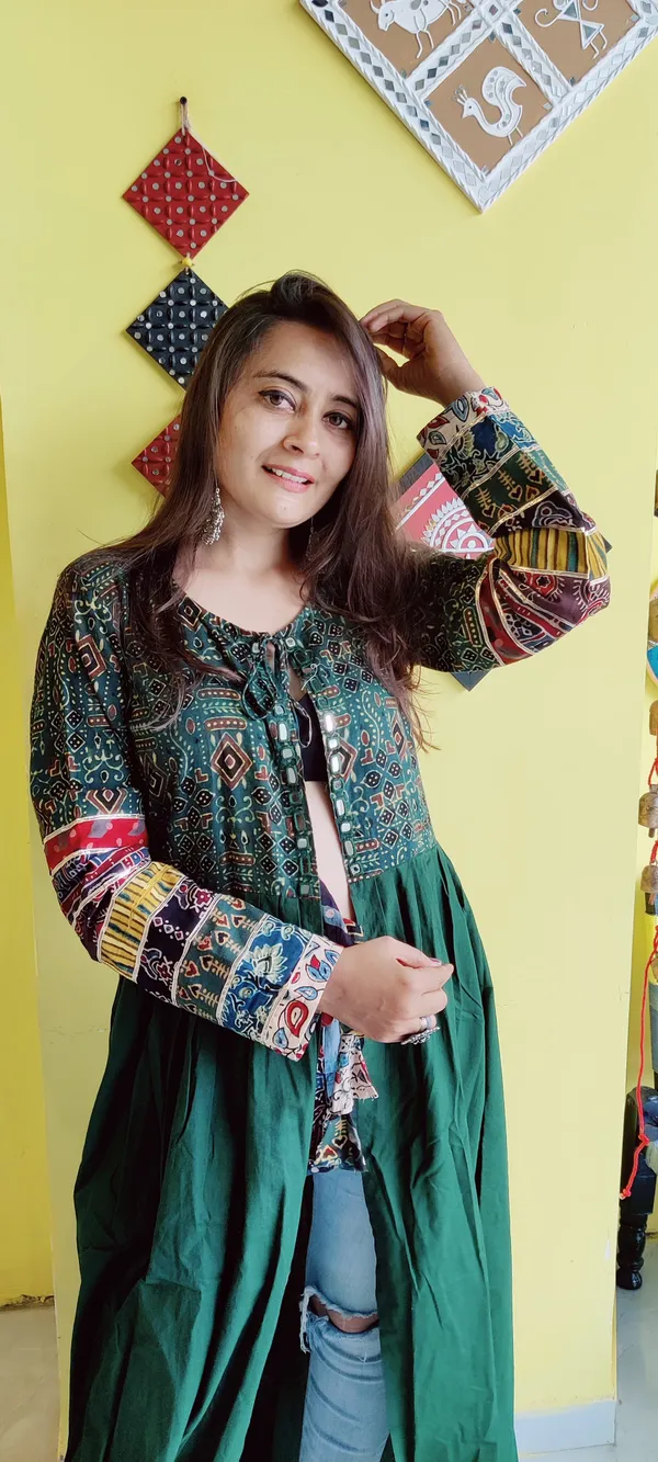Green_Cotton_Premium_Jacket_For_Women