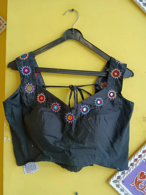 Black_Cotton_Premium_Blouse_For_Women