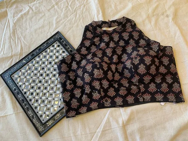 Black_Cotton_Premium_Blouse_For_Women