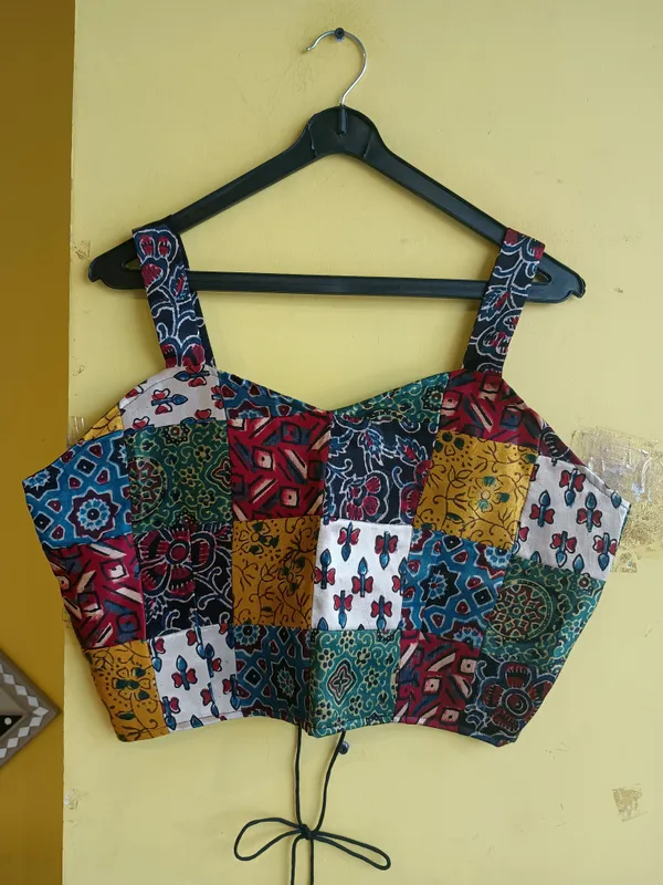 Multicolor_mashroo_silk_Premium_Blouse_For_Women