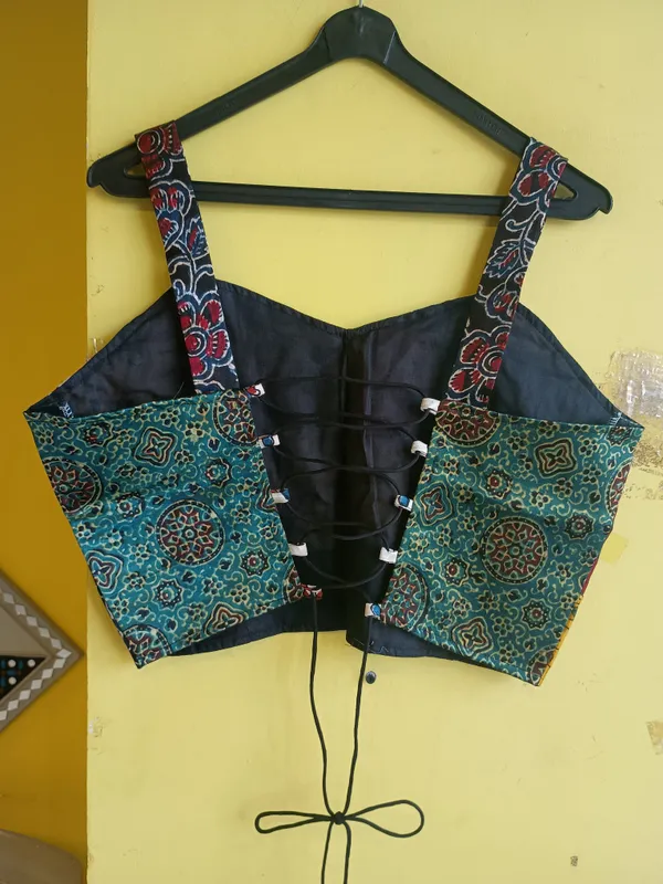 Multicolor_mashroo_silk_Premium_Blouse_For_Women