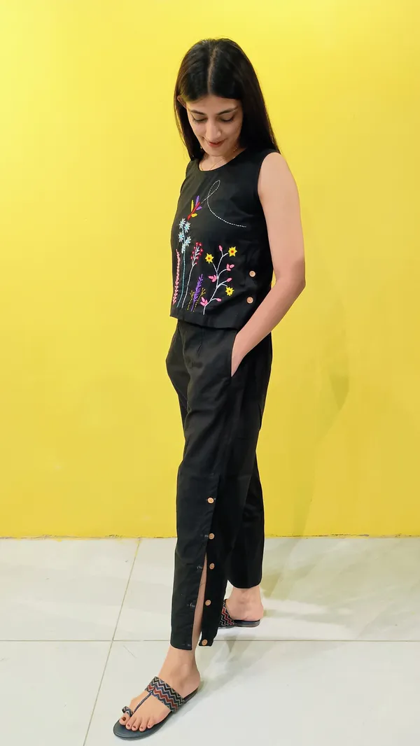 Black_Cotton_Premium_Co_Ord_Set_For_Women