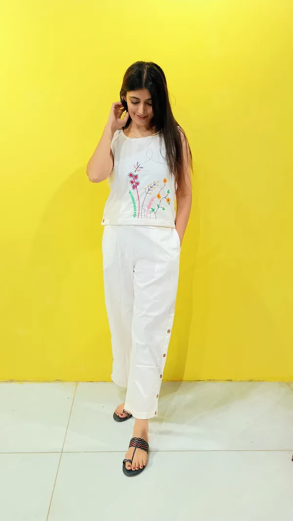 White_Cotton_Premium_Co_Ord_Set_For_Women