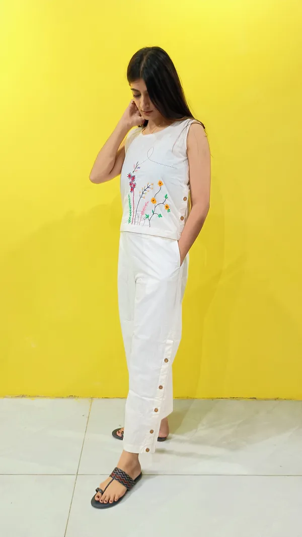 White_Cotton_Premium_Co_Ord_Set_For_Women