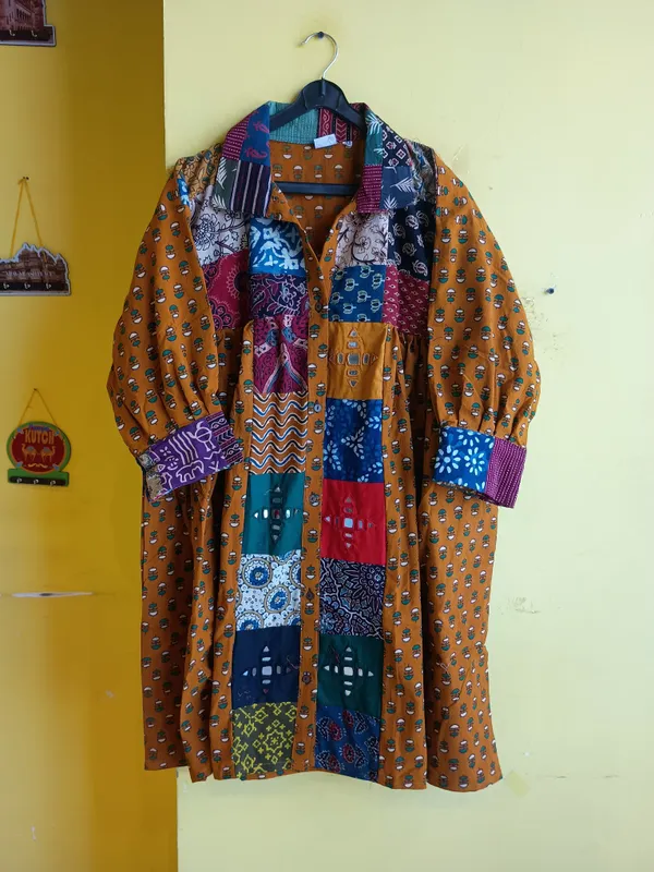 Yellow_Cotton_Premium_One_Piece_For_Women