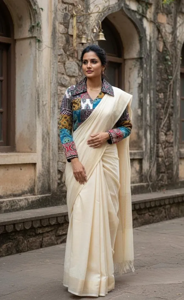 Multicolor_Mashroo_Premium_Blouse_For_Women