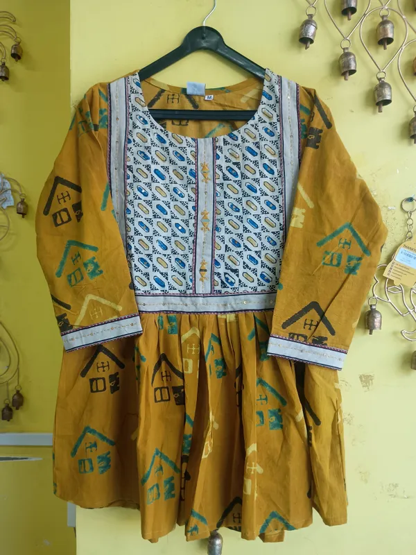 Yellow_Cotton_Premium_Top_For_Women
