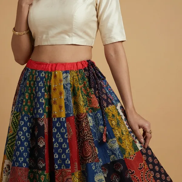 Multicolor_Cotton_Premium_Skirt_For_Women