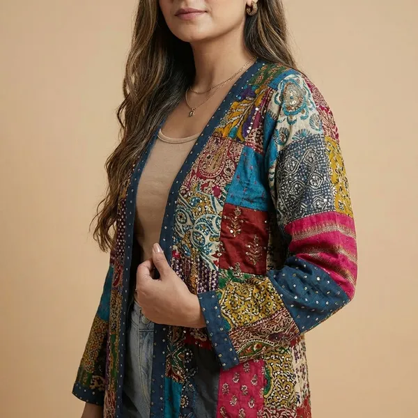 Multicolor_Cotton_Premium_Jacket_For_Women