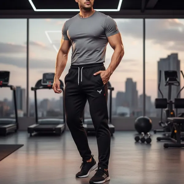 Black_Imp_Fashion_Knit_Track_Pants_For_Men