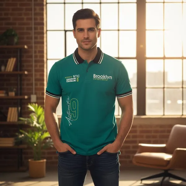 Green_Imp_Cotton_Bio_Wash_Polo_T-Shirt_For_Men