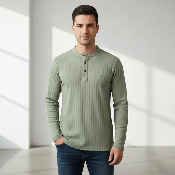 Green_Imp_Luxury_Knit_Henley_T-Shirt_Pack_For_Men