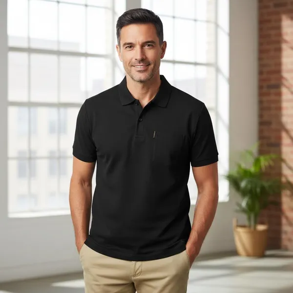 Black_Imp_K_Jali_Knit_Polo_T-Shirt_For_Men