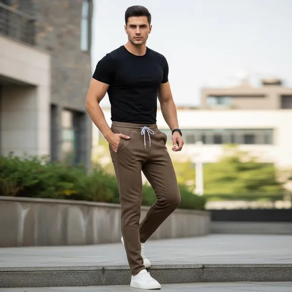 Brown_Imp_Fashion_Knit_Jogger_Pants_For_Men