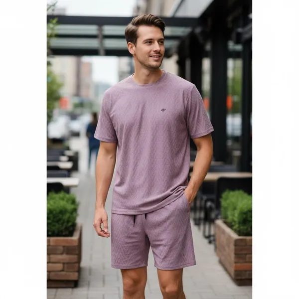 Purple_Imp_Cotton_Jacquard_Co-Ord_Set_For_Men