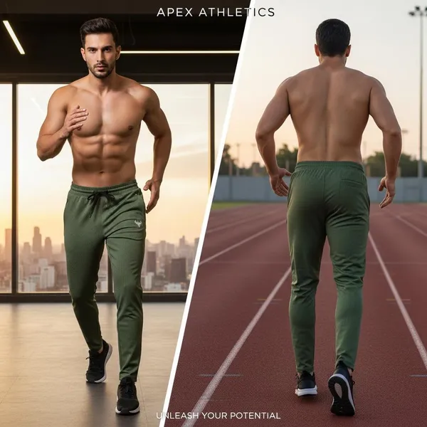 Olive_Green_Imp_Syross_Lycra_Sports_Joggers_For_Men