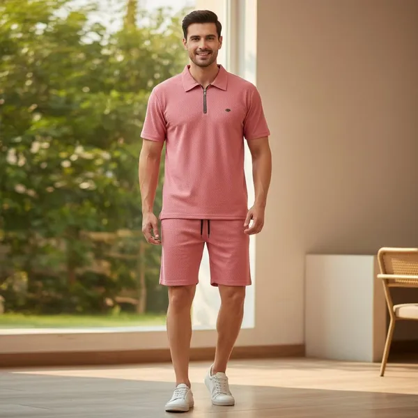 Pink_Imp_Cotton_Jacquard_Co-Ord_Set_For_Men