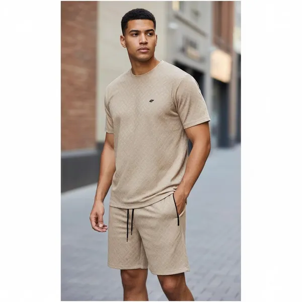 Beige_Imp_Cotton_Jacquard_Co-Ord_Set_For_Men