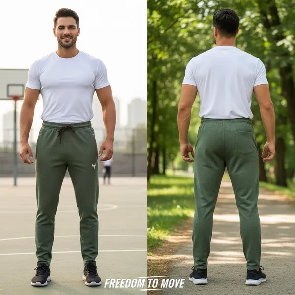 Olive_Green_And_White_Imp_Syross_Lycra_Activewear_Set_For_Men