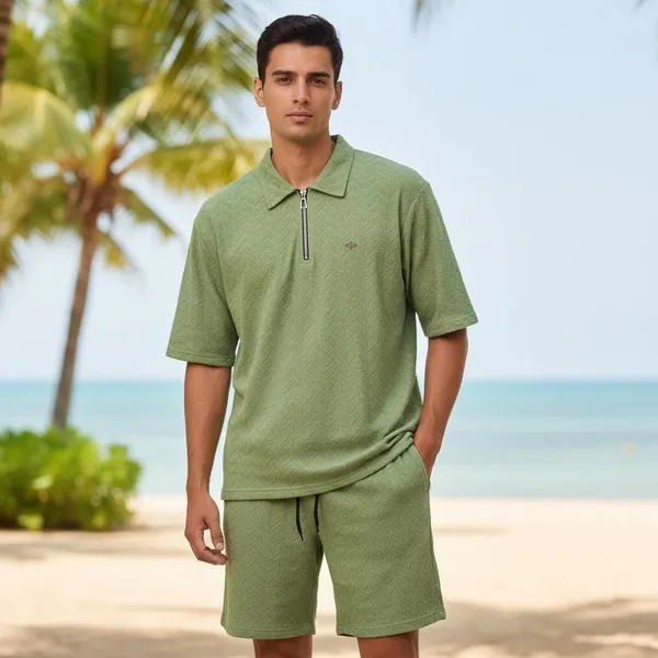 Green_Imp_Cotton_Jacquard_Co-Ord_Set_For_Men