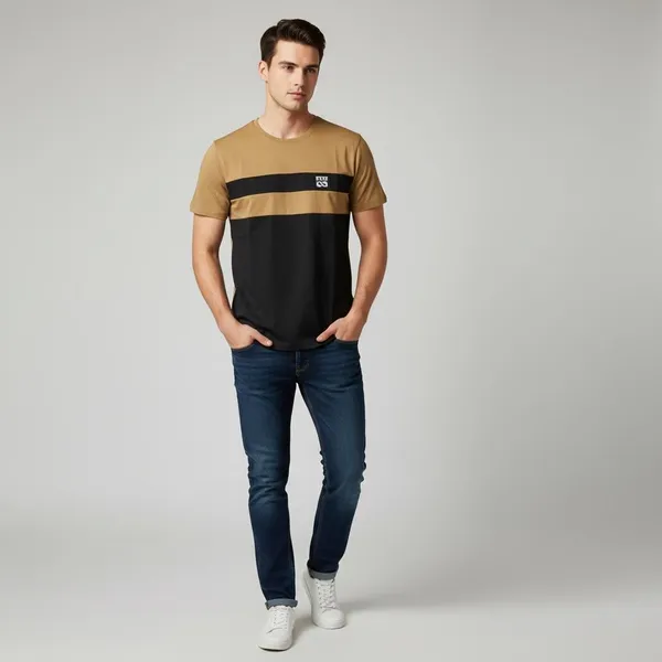 Mustard_And_Black_Imp_Sap_Matty_T-Shirt_For_Men