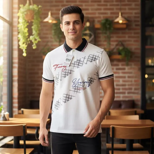 White_Imp_Cotton_Bio_Wash_Polo_T-Shirt_For_Men