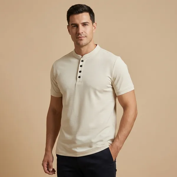 White_Imp_Tencel_Polo_T-Shirt_For_Men
