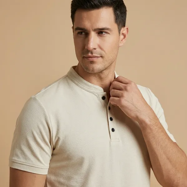 White_Imp_Tencel_Polo_T-Shirt_For_Men