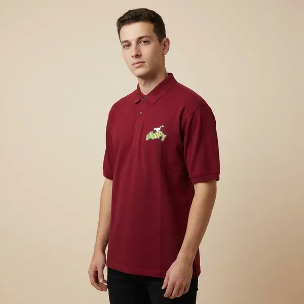 Maroon_Imp_Cotton_Bio_Wash_Polo_T-Shirt_For_Men