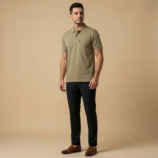 Beige_Imp_K_Jali_Knit_Polo_T-Shirt_For_Men
