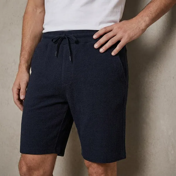 Navy_Blue_Imp_Fashion_Knit_Casual_Shorts_For_Men