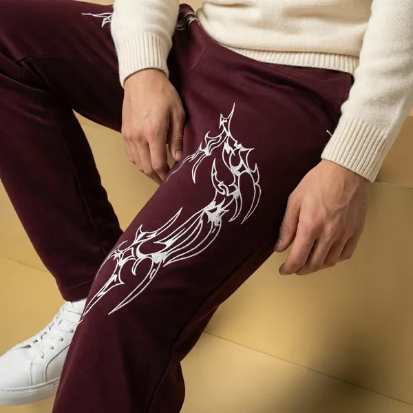 Maroon_Imp_4_Way_Lycra_Joggers_For_Men