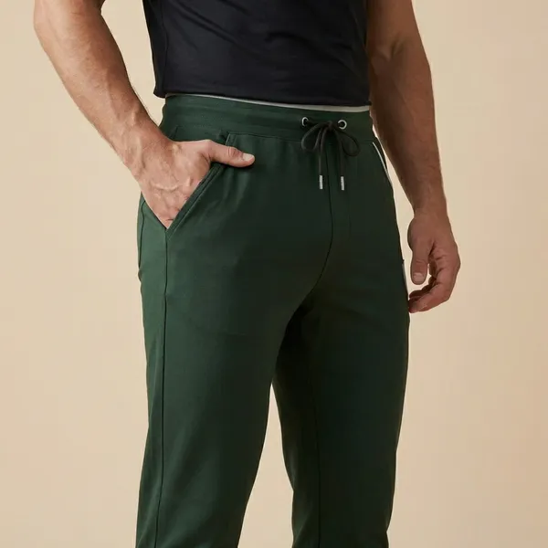 Forest_Green_Imp_4_Way_Lycra_Joggers_For_Men