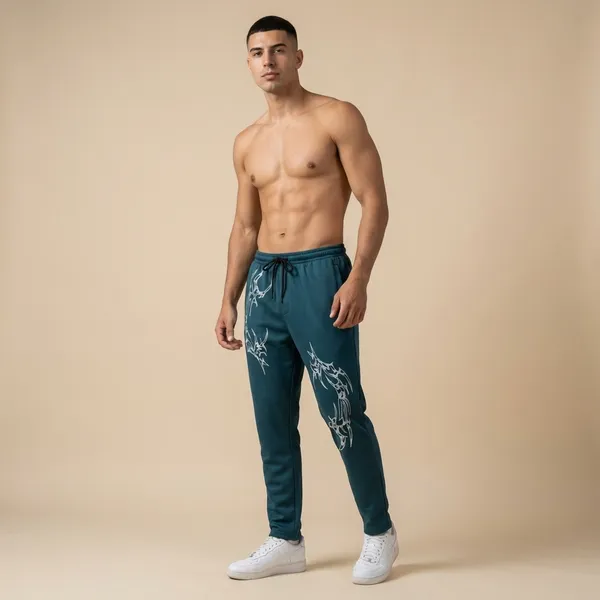 Teal_Blue_Imp_4_Way_Lycra_Joggers_For_Men